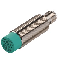 Pepperl&plus;Fuchs Inductive Proximity Metal Barrel Sensor; 18mm; Non-Embeddable; 10-30VDC; NO; PNP; Connector - M12; High Temperature (&plus;100°C/212°F)